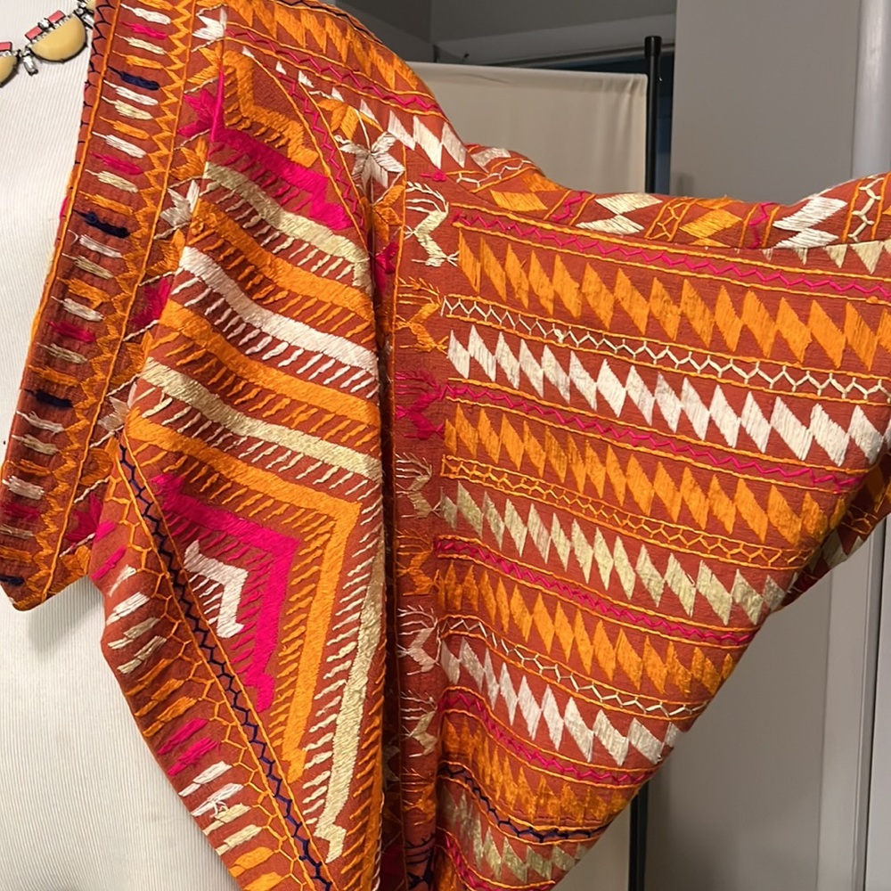 Multi-Color Cacoon Jacket - Picture 7 of 10